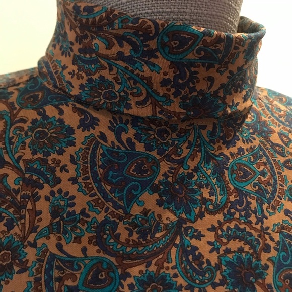 Vintage Christian Dior Chemises Paisley / Floral Print - Picture 5 of 9
